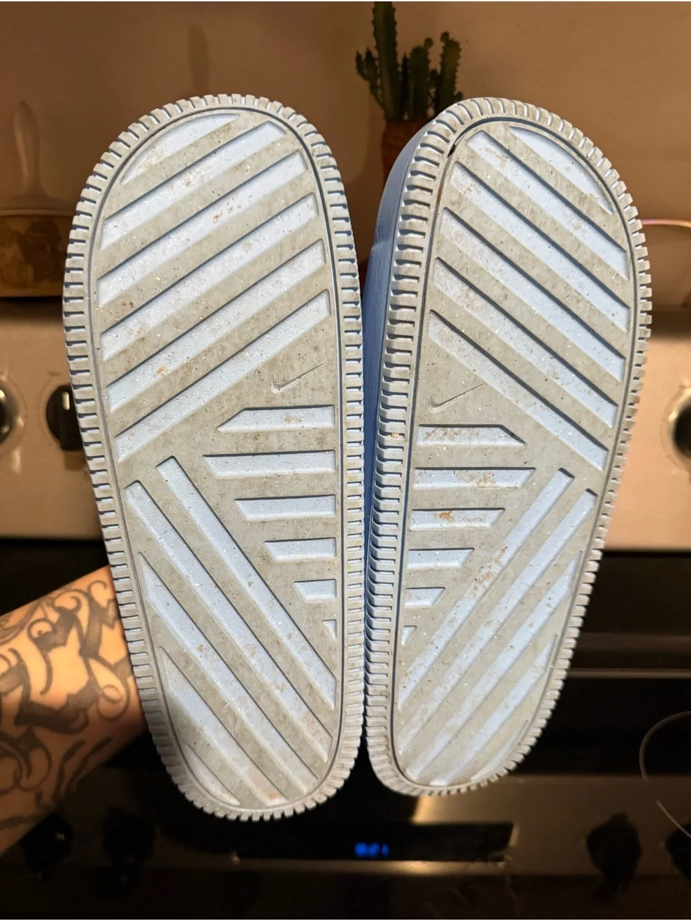 Nike Calm Slides Blue men 10 women 12